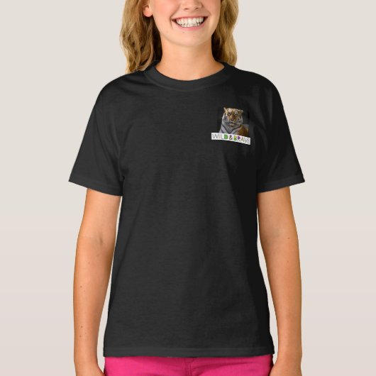 Wees dapper, blijf wild shirt (Voorkant)