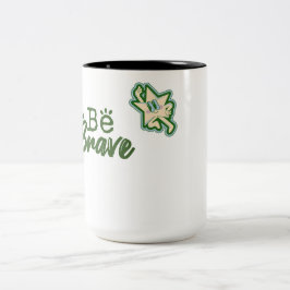 Wees Dapper Dansende Sterren Grafisch Tweekleurige Koffiemok