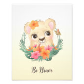 Wees Dapper Dieren Kinderkamer Muur Kunst Foto Afdruk (Voorkant)