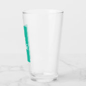 Wees dapper eenvoudige motivatie quote glas (Links)