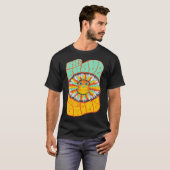 Wees dapper en lach. t-shirt (Voorkant volledig)