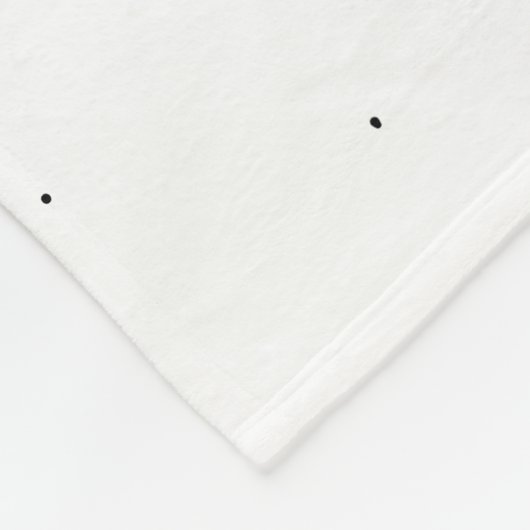 Wees dapper fleece deken (Hoek)