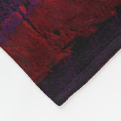 Wees dapper inspirerend quote neon effect text op  fleece deken (Hoek)