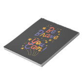 Wees dapper, je kan het! notitieblok (Linkerzijde)