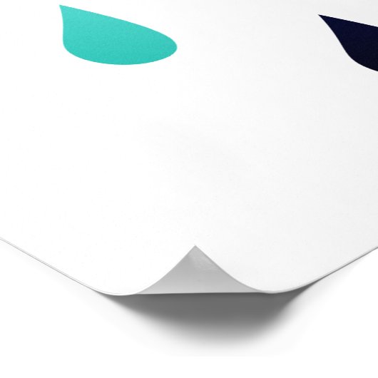 Wees dapper kleine kinderen kinderkamer poster voo (Hoek)