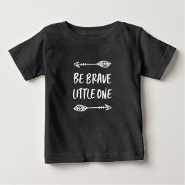 Wees dapper kleine typografie kinder T-shirt