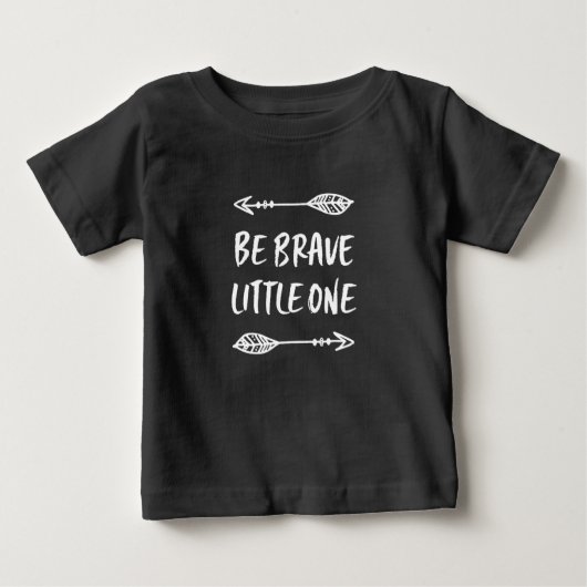 Wees dapper kleine typografie kinder T-shirt (Voorkant)
