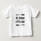 Wees dapper kleine typografie kinder T-shirt (Voorkant)