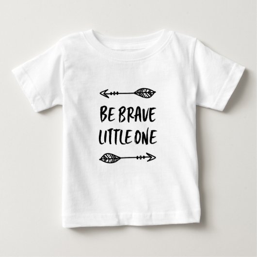 Wees dapper kleine typografie kinder T-shirt (Voorkant)