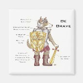 Wees dapper magneet (Voorkant)