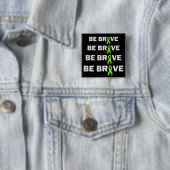 Wees Dapper Non-Hodgkinlymfoom Bewustzijn Steun Vierkante Button 5,1 Cm (In situ)