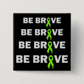Wees Dapper Non-Hodgkinlymfoom Bewustzijn Steun Vierkante Button 5,1 Cm (Voorkant)