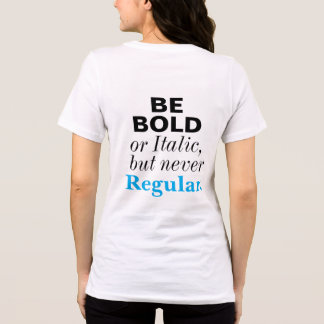 Wees Dapper of Cursief Nooit Regelgevend Inspirere Tri-Blend Shirt