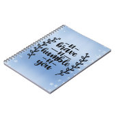 Wees dapper om nederig te zijn. notitieboek (Linkerzijde)