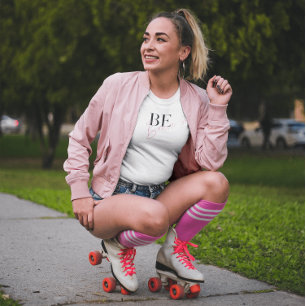 Wees dapper positief Motivatie Inspirerend T-shirt