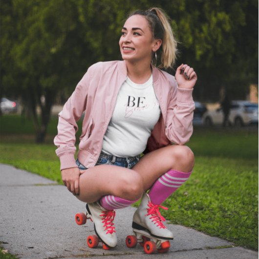 Wees dapper positief Motivatie Inspirerend T-shirt