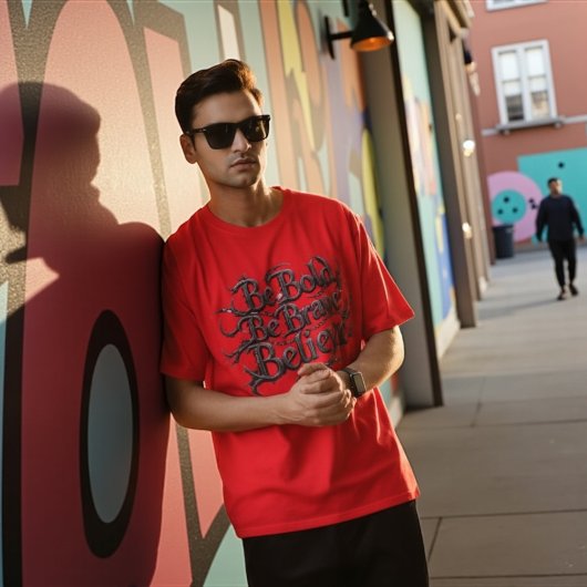 Wees Dapper, Wees Dappere, Geloof T-shirt