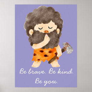 Wees Dapper Wees Vriendelijk Wees Jijzelf Nursery Poster