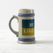 Wees dapper zoals Oekraïne een getextureerde prijs Bierpul (Links)