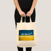 Wees dapper zoals Oekraïne een getextureerde prijs Tote Bag (Voorkant (product))