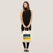 Wees dapper zoals Oekraïne een getextureerde prijs Tote Bag (Voorkant (model))