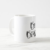 Wees dappere pijl met hart koffiemok (Voorkant links)