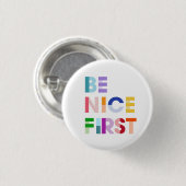 Wees de allereerste Inspirerend Button (Voorkant /achterkant)