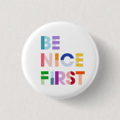 Wees de allereerste Inspirerend Button (Voorkant)