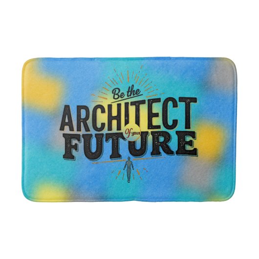 Wees de Architect van je Toekomst Badmat (Voorkant)