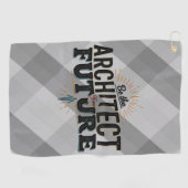 Wees de Architect van je Toekomst Golfhanddoek (Horizontaal)
