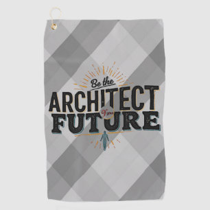 Wees de Architect van je Toekomst Golfhanddoek