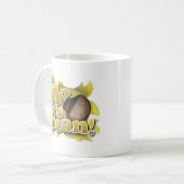 Wees de Bean (op schoot) Koffiemok (Voorkant links)