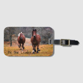 Wees de belangrijkste paarden voor races bagagelabel (Voorkant (horizontaal))