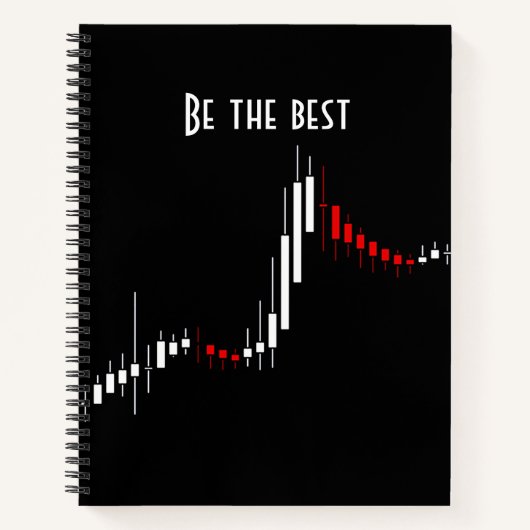 Wees de beste. Notitieboek van de grafiek van de v (Voorkant)