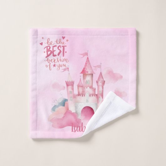 Wees de beste versie van je  bad handdoek (Wasdoekje)