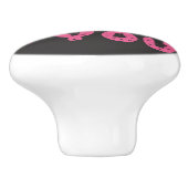 Wees de beste versie van je Schattigee kat Keramische Knop (Zijkant)