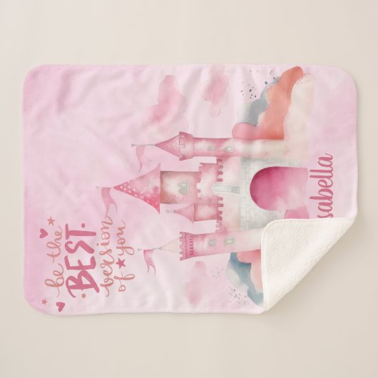 Wees de beste versie van je sherpa deken (Voorkant (horizontaal))