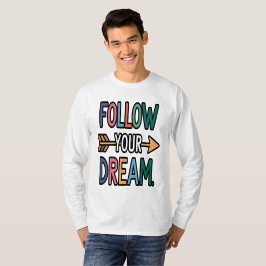 Wees de beste versie van jezelf t-shirt (Voorkant volledig)