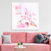 Wees de beste versie van u aanpasbaar canvas afdruk (Insitu (Woonkamer))