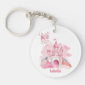 Wees de beste versie van u aanpasbaar sleutelhanger (Voorkant)