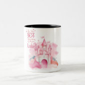 Wees de beste versie van u aanpasbaar tweekleurige koffiemok (Center)