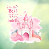 Wees de beste versie van u gepersonaliseerd raamsticker (Vel 3)