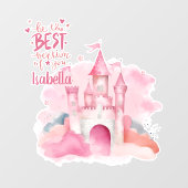 Wees de beste versie van u gepersonaliseerd raamsticker (Vel)