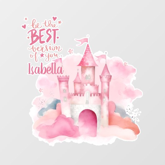 Wees de beste versie van u gepersonaliseerd raamsticker (Vel)