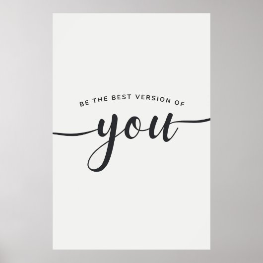 Wees de beste versie van uw Poster (Voorkant)