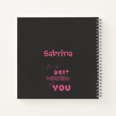 Wees de beste versie van uw Schattigee kat Notitie Notitieboek (Achterkant)