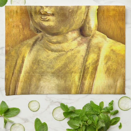 Wees de boeddha theedoek (Gevouwen)