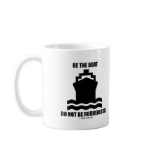 Wees de boot niet roodloos (bord)