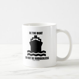Wees de boot niet roodloos (bord) koffiemok