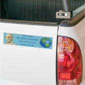 Wees de Bumpersticker Gandhi Quote wijzigen (Op Truck)